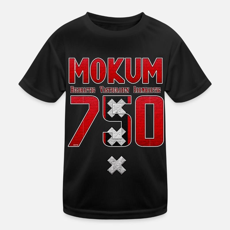 Amsterdam 750 HVB - Kinder Funktions-T-Shirt - Schwarz