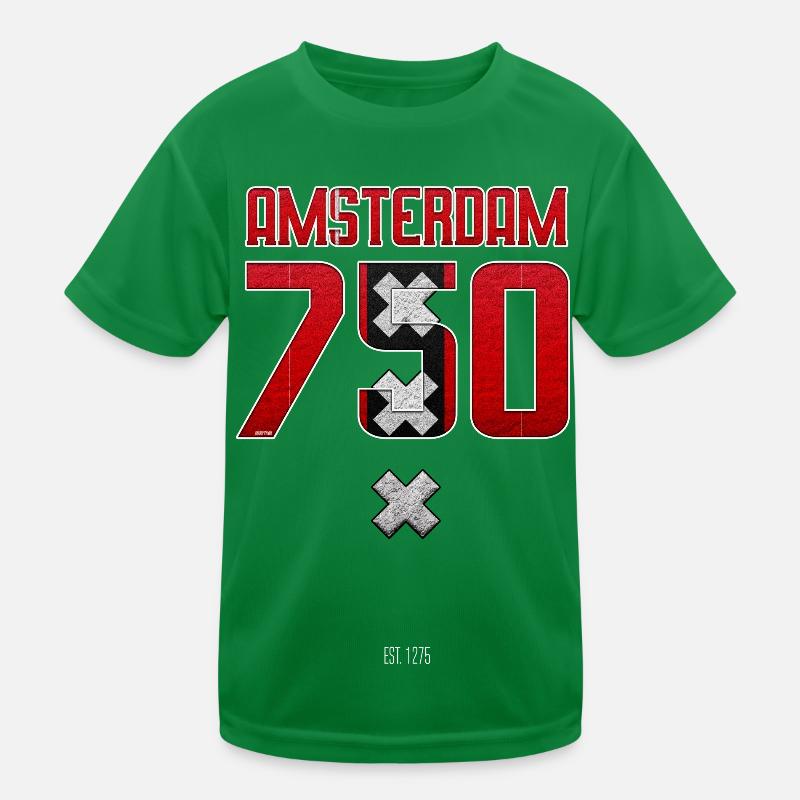 Amsterdam 750 Kinder Funktions-T-Shirt