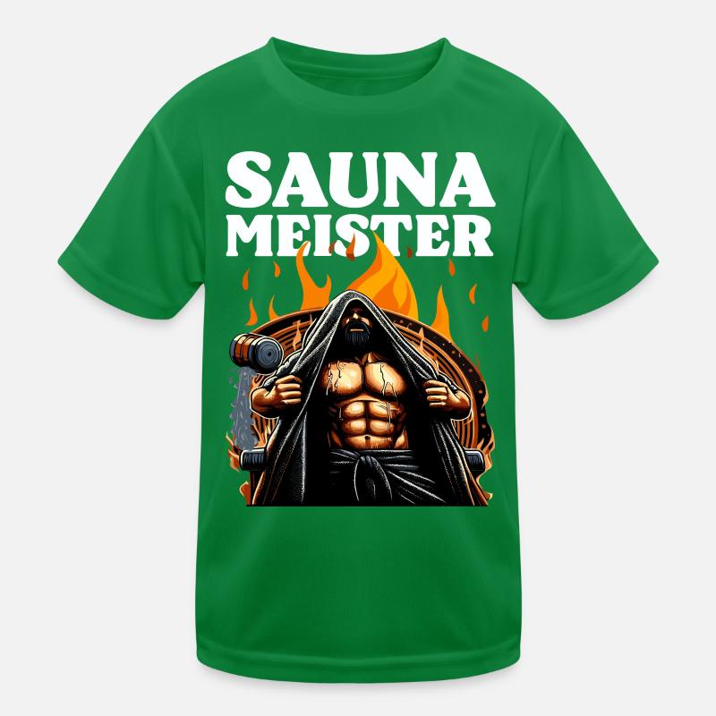 SAUNA MEISTER Kinder Funktions-T-Shirt