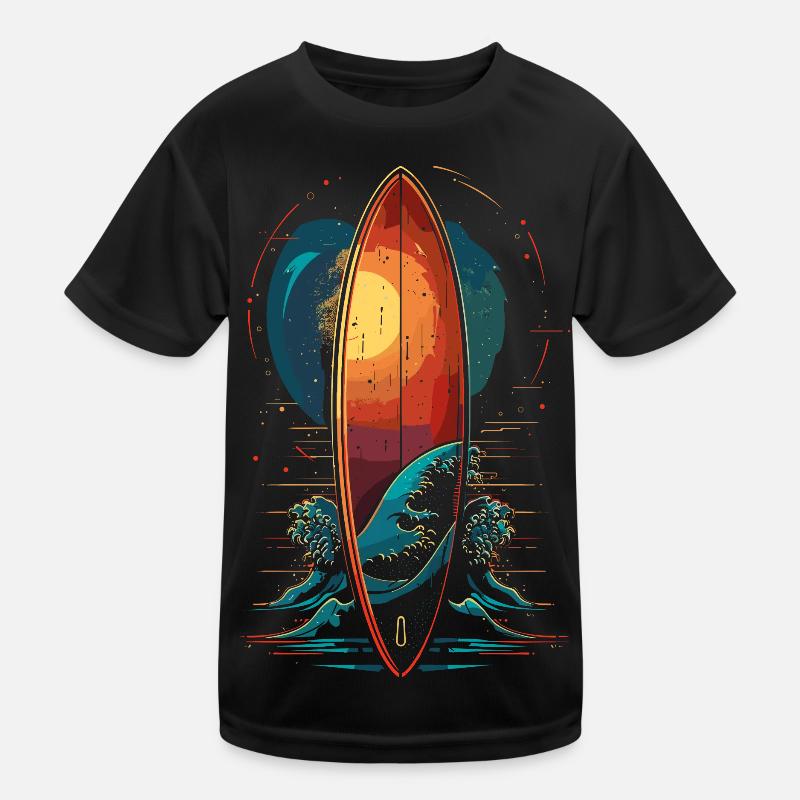 Surfboard Kids Functional T-Shirt