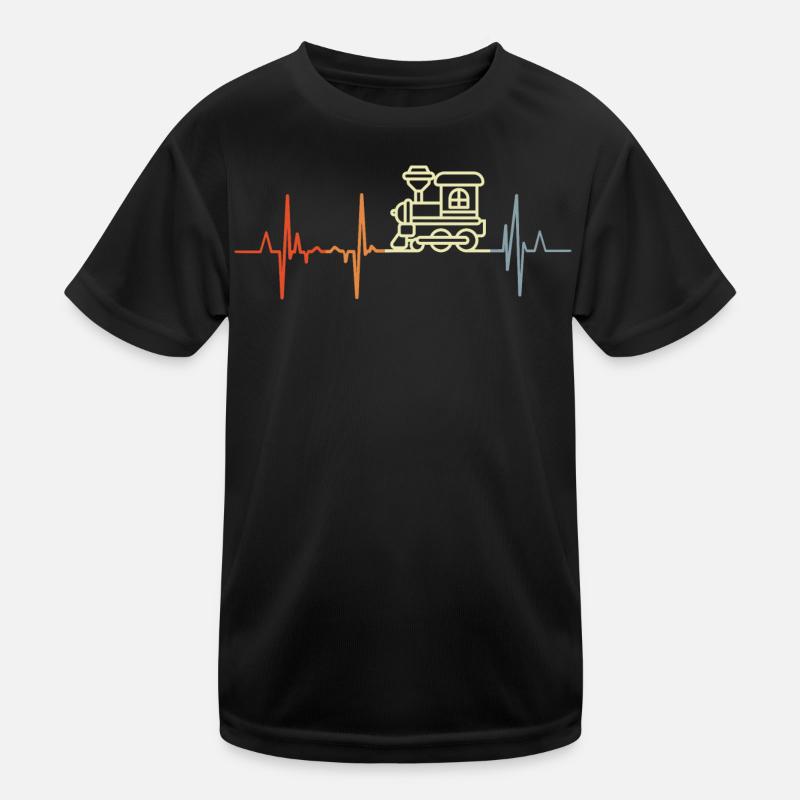 Railway heart palpitations Kids Functional T-Shirt