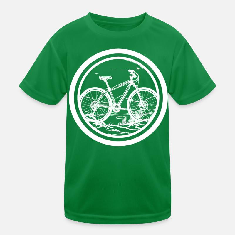 Mountain biking Kids Functional T-Shirt