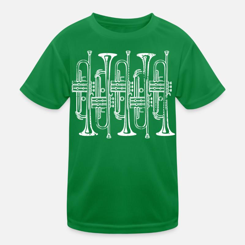 Trompete Kinder Funktions-T-Shirt