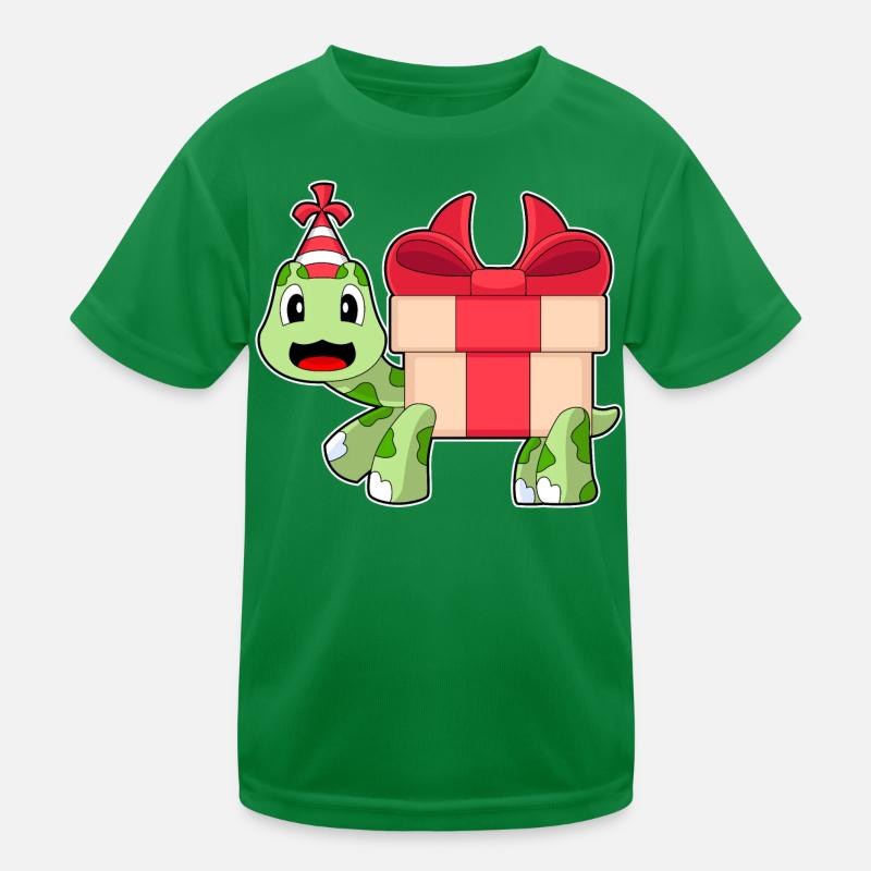 Turtle Birthday Package Kids Functional T-Shirt