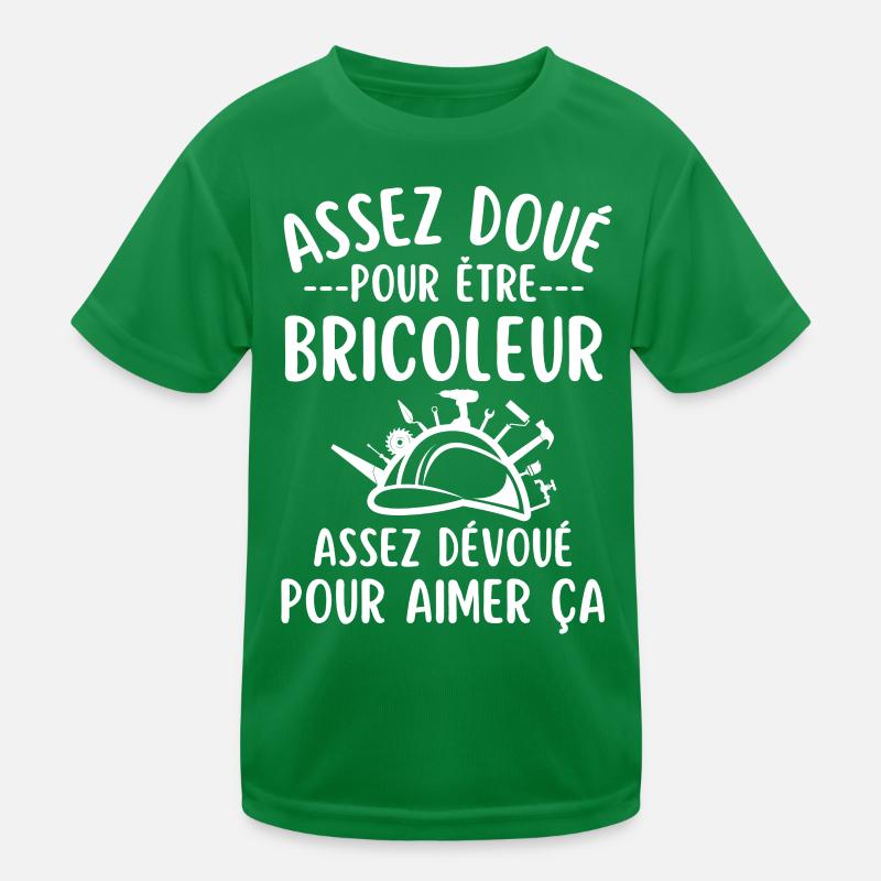 Bricoleur bricolage T-shirt sport Enfant