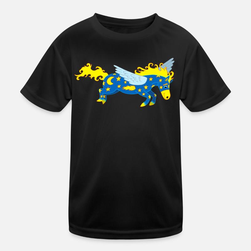 Pegasus-Pferd Kinder Funktions-T-Shirt