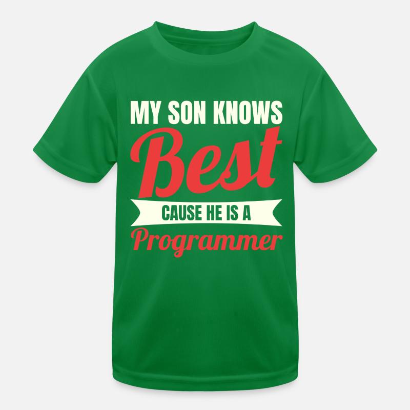 Software Entwickler Sohn Kinder Funktions-T-Shirt