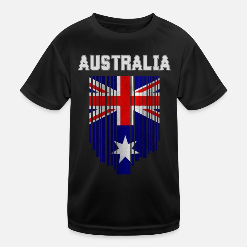 Australische Flagge, Australischer Stolz Kinder Funktions-T-Shirt