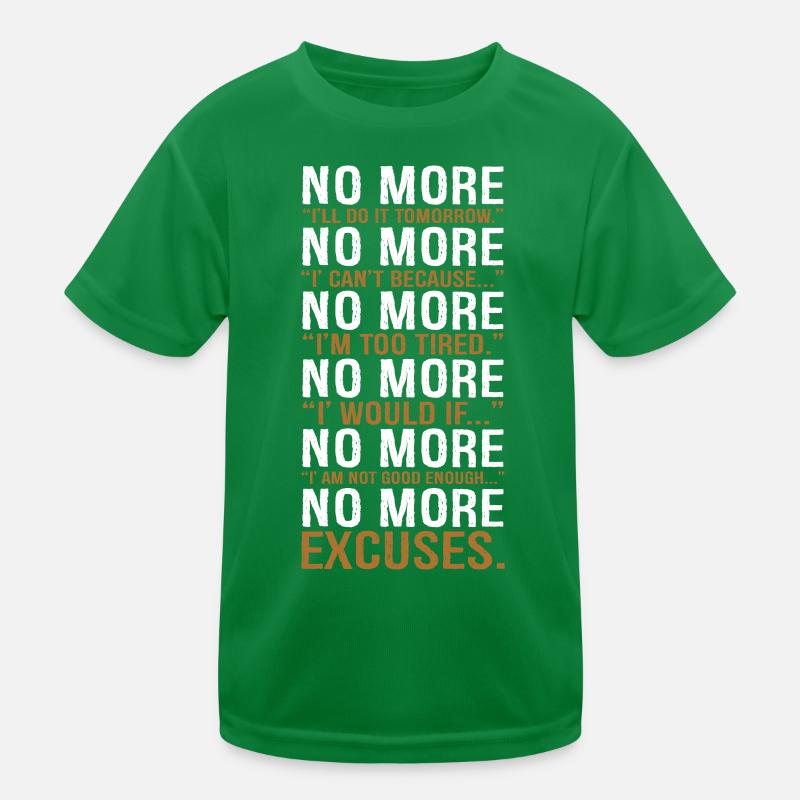 pas plus je le ferai demain T-shirt sport Enfant