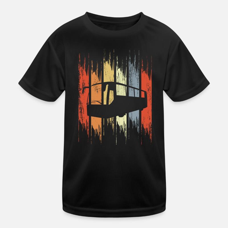 Retro Bus Kinder Funktions-T-Shirt