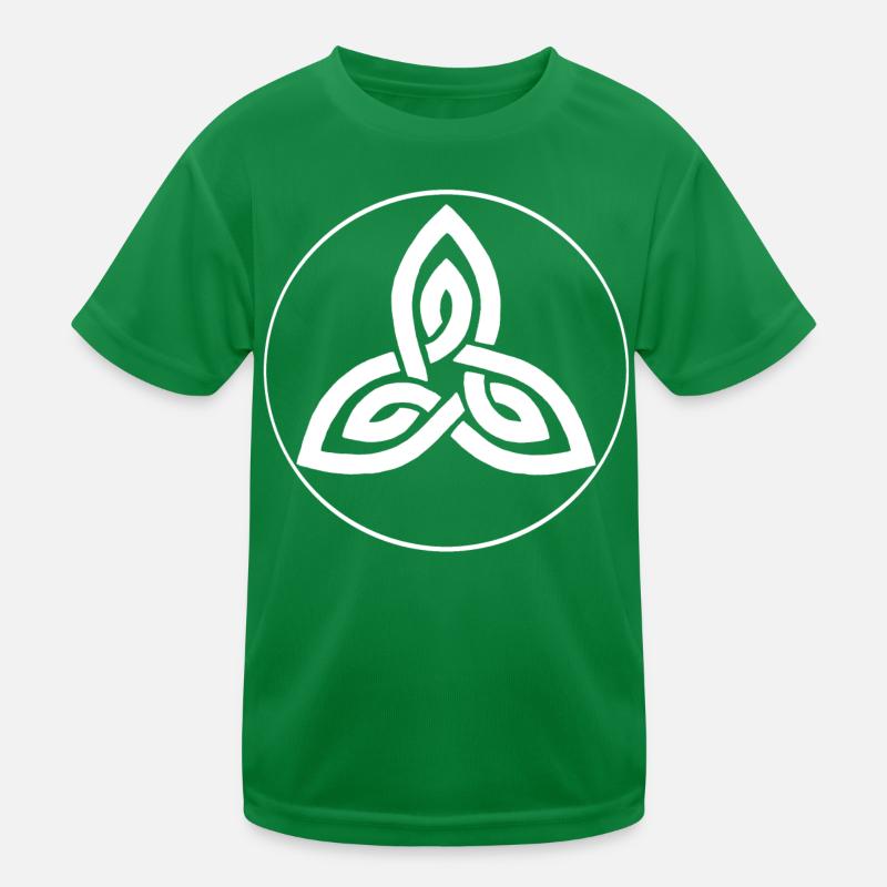 Fleur celte blanche T-shirt sport Enfant