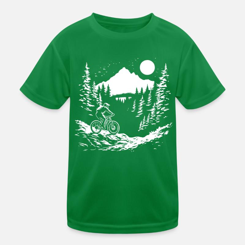 Dessin VTT T-shirt sport Enfant