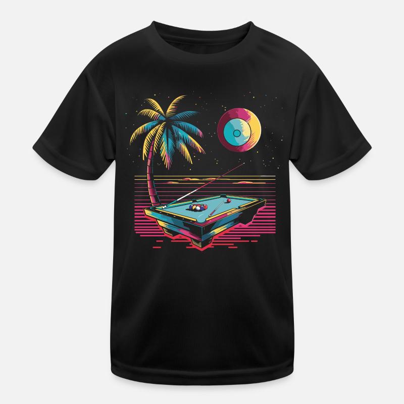 Billard Steamwave Kinder Funktions-T-Shirt