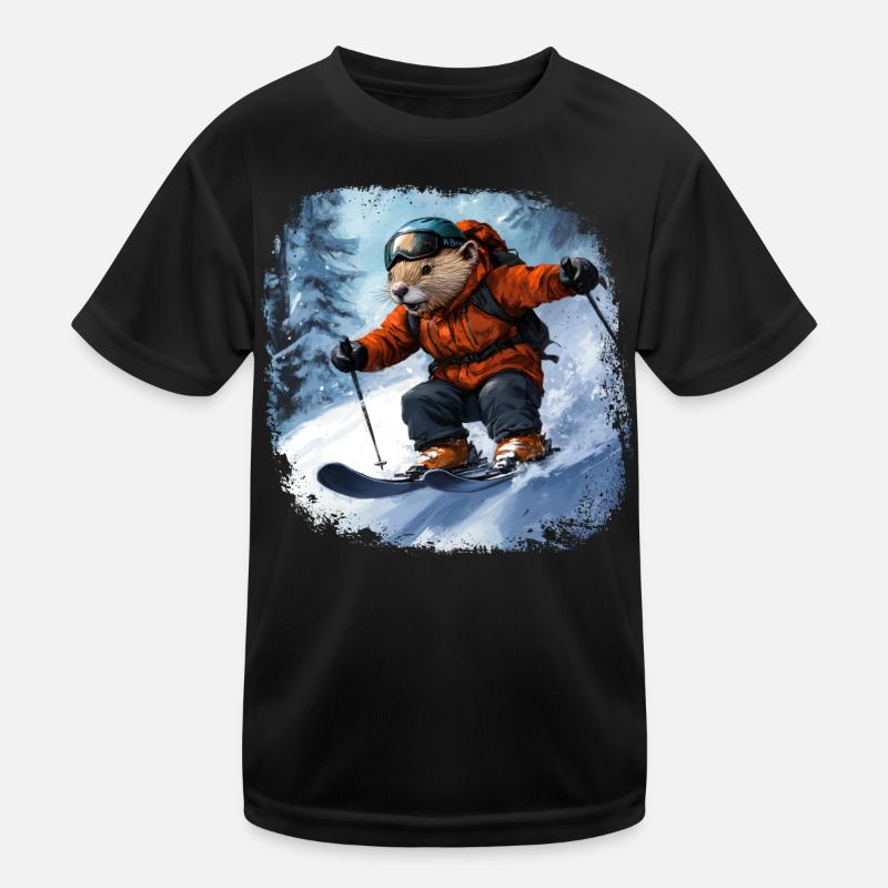 Skis de castor T-shirt sport Enfant