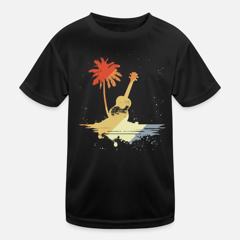 Ukulele Retro Style Kinder Funktions-T-Shirt