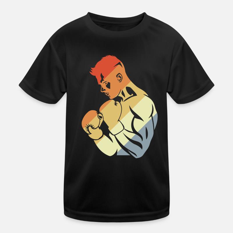 Retro Boxer Kinder Funktions-T-Shirt