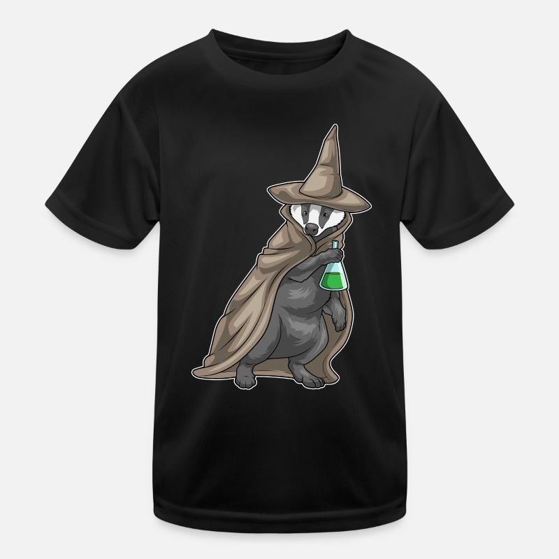 Dachs Hexe Zaubertrank Kinder Funktions-T-Shirt
