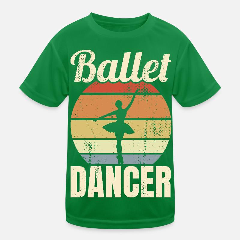 Danseuse de ballet vintage T-shirt sport Enfant