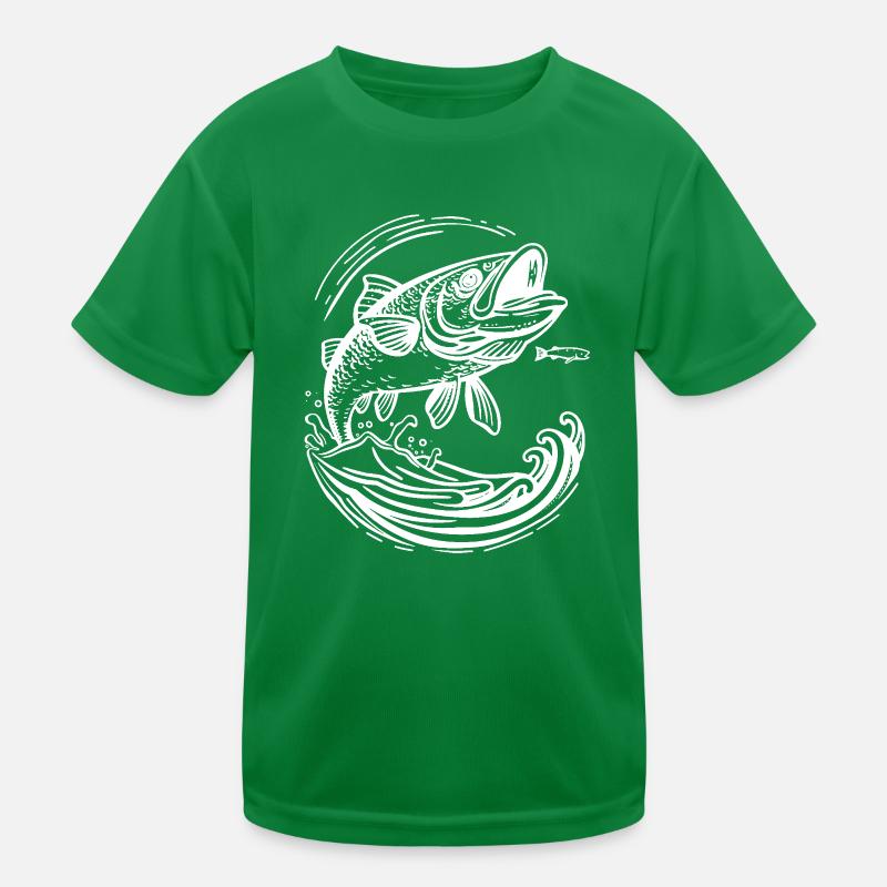 Style de dessin animé de pêche T-shirt sport Enfant