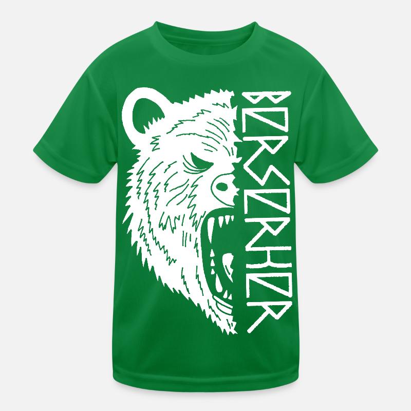 Eisbär-Krieger Kinder Funktions-T-Shirt