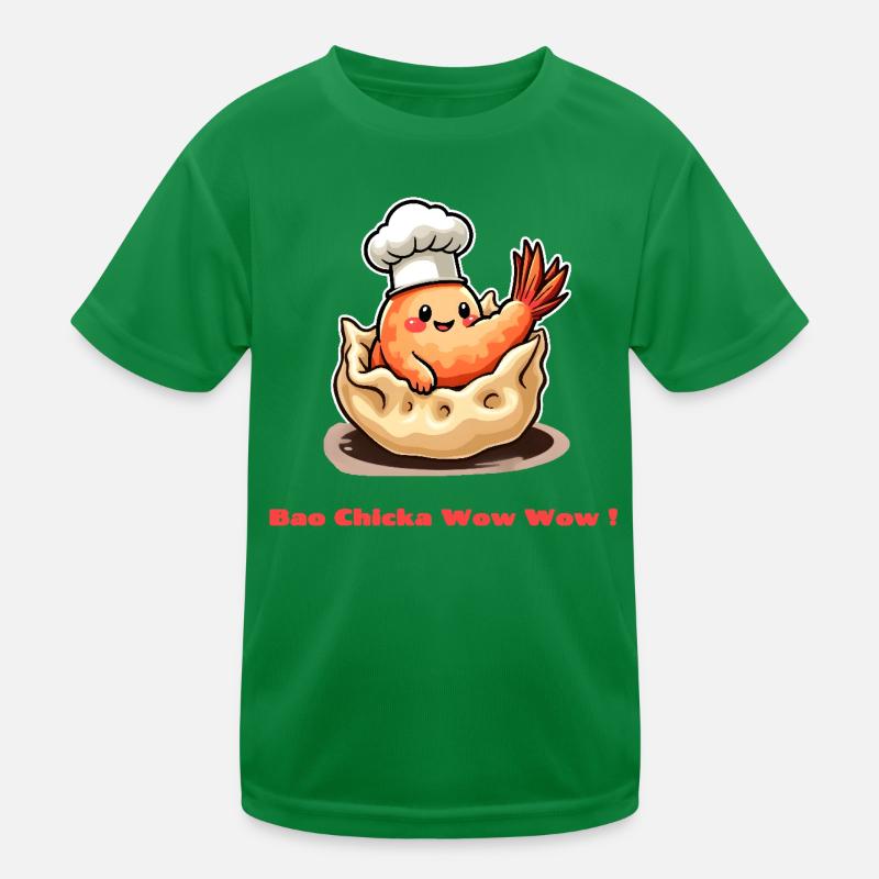 Shrimp Dumpling – Bao Chicka Wow Wow! Kinder Funktions-T-Shirt