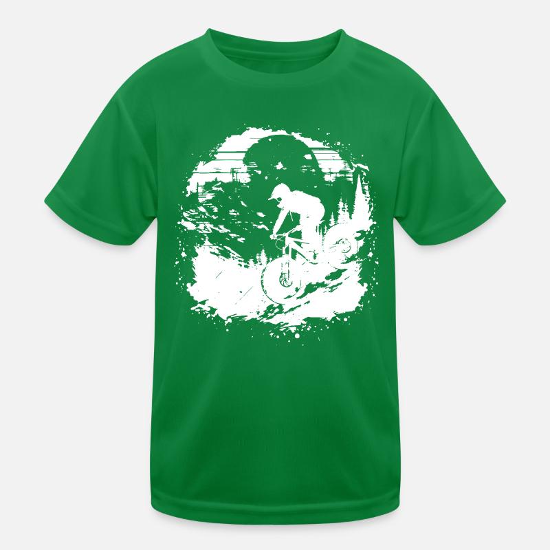 Mountain biking Kids Functional T-Shirt