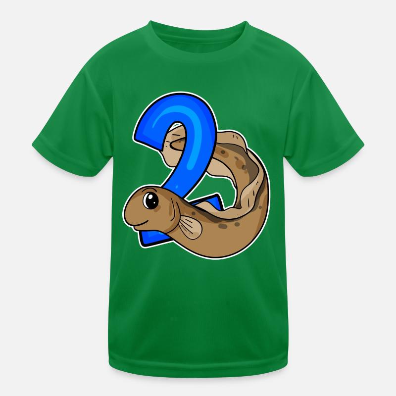 2 Motif Anniversaire Poisson - Deux ans T-shirt sport Enfant