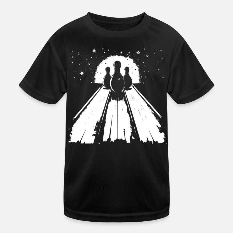 Bowling Kinder Funktions-T-Shirt