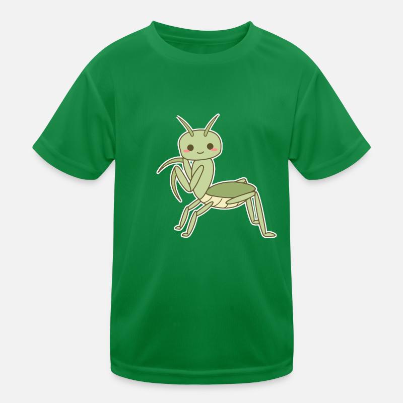 Elegante Gottesanbeterin Kinder Funktions-T-Shirt