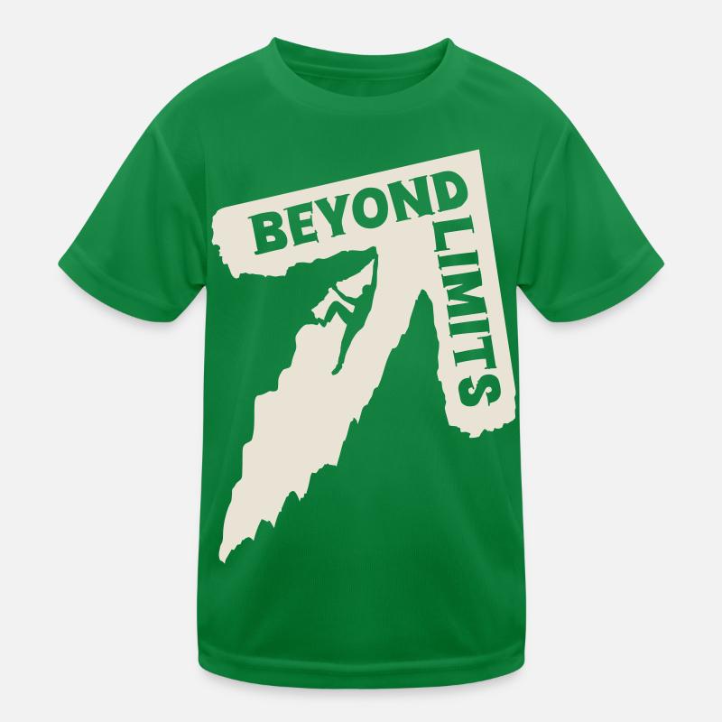 Beyond Limits - Climber [White] Kids Functional T-Shirt