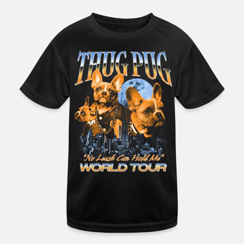 Thug Pug – World Tour Kinder Funktions-T-Shirt