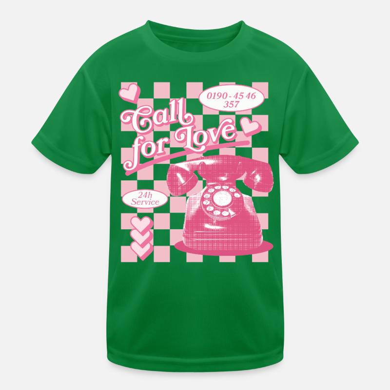 Call for Love Hotline Ästhetik Kinder Funktions-T-Shirt