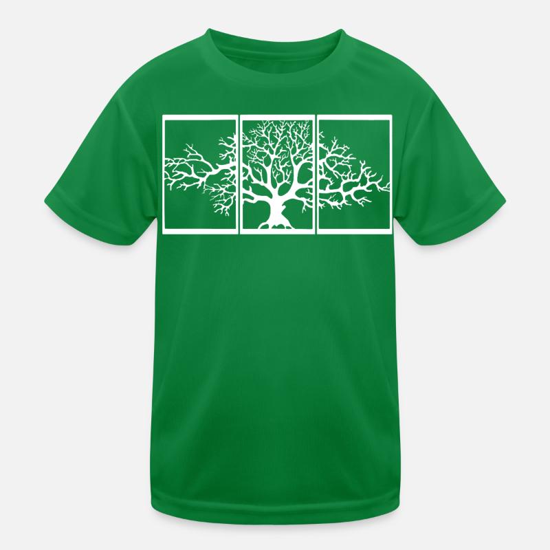 Nature View (White) Kids Functional T-Shirt