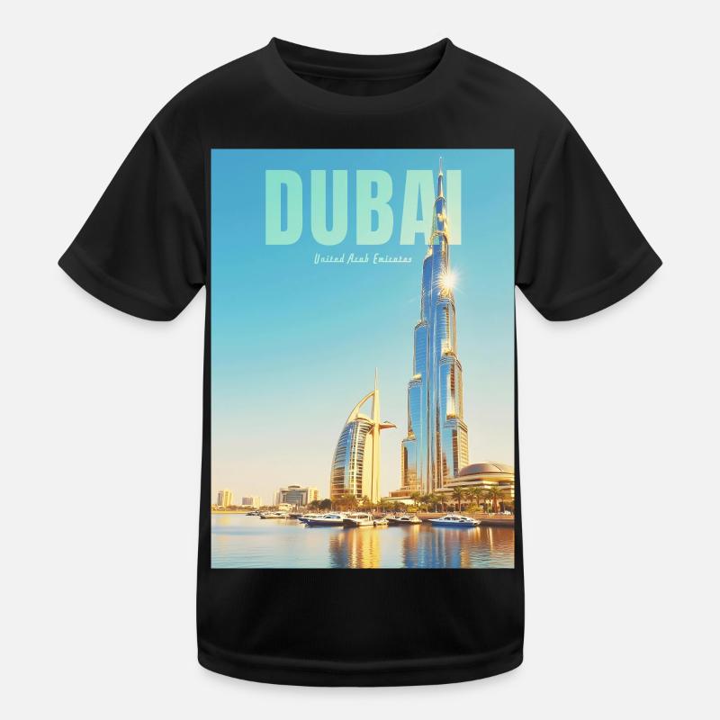 Horizon de Dubaï – Métropole du désert T-shirt sport Enfant