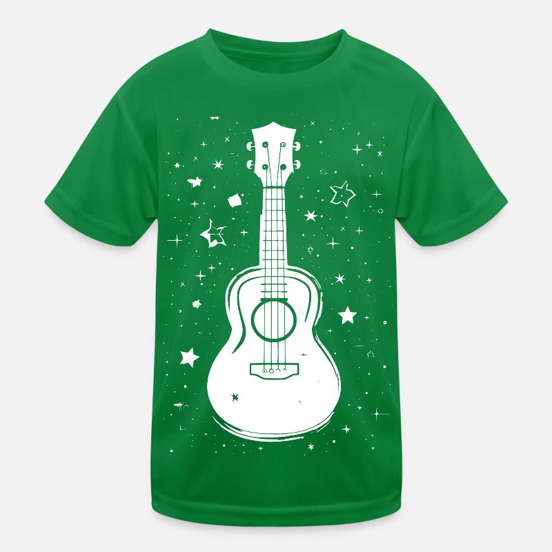 Ukulele Illustration Kinder Funktions-T-Shirt
