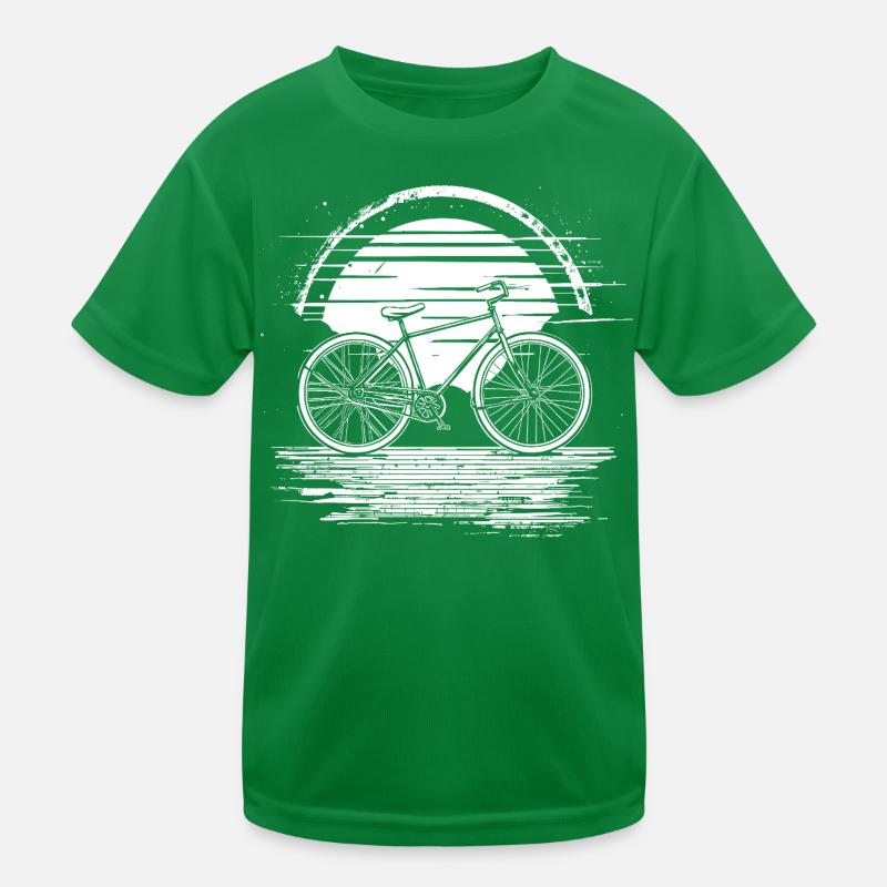 Radfahrer Kinder Funktions-T-Shirt