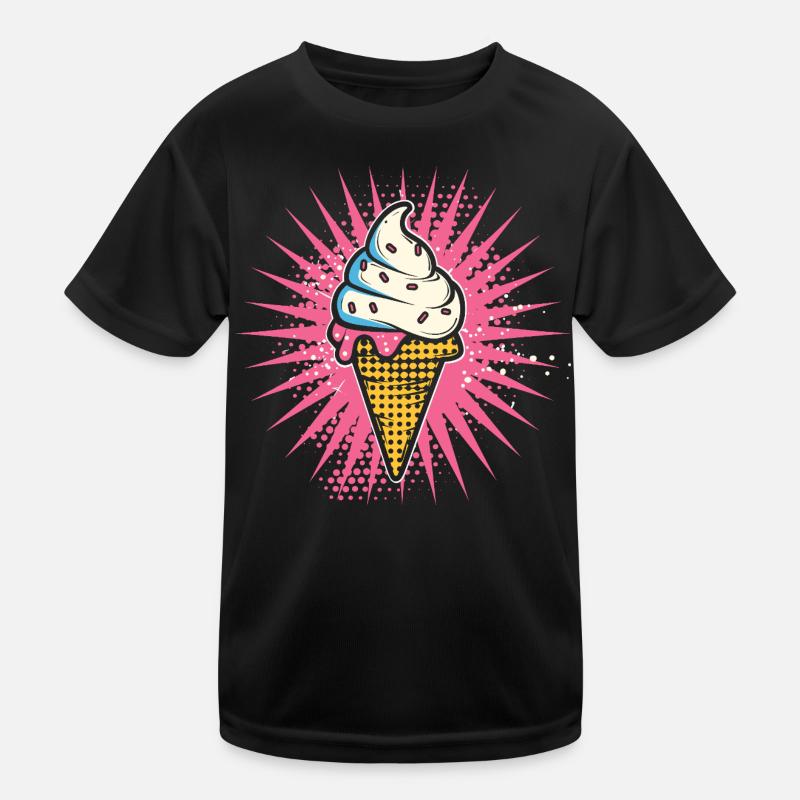 Glace Dessin animé Look T-shirt sport Enfant