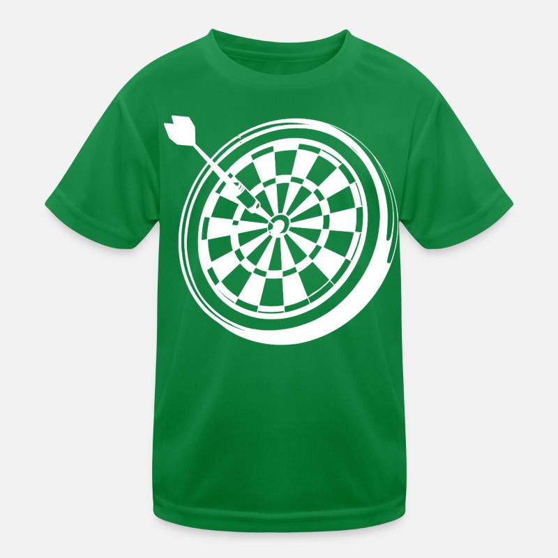 Dart Drawing Kids Functional T-Shirt