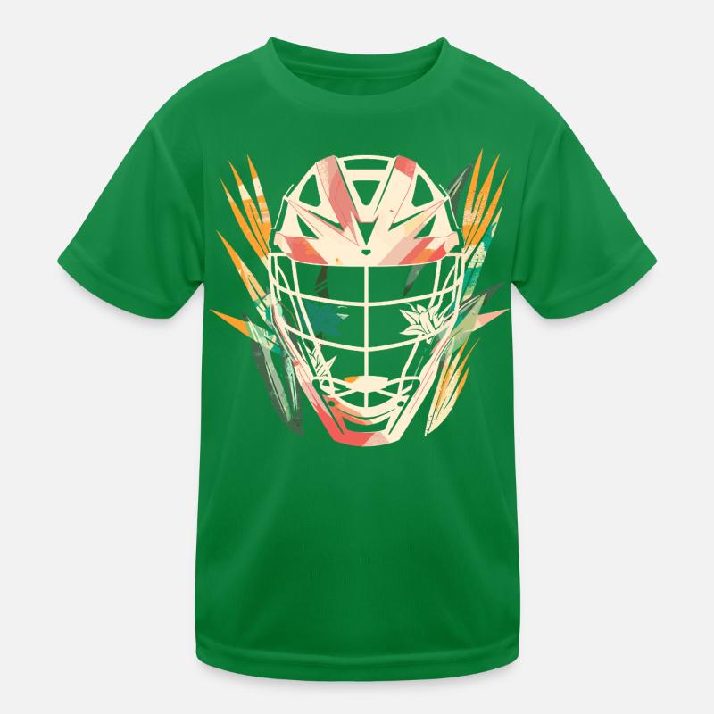 Casque de crosse dessin animé T-shirt sport Enfant