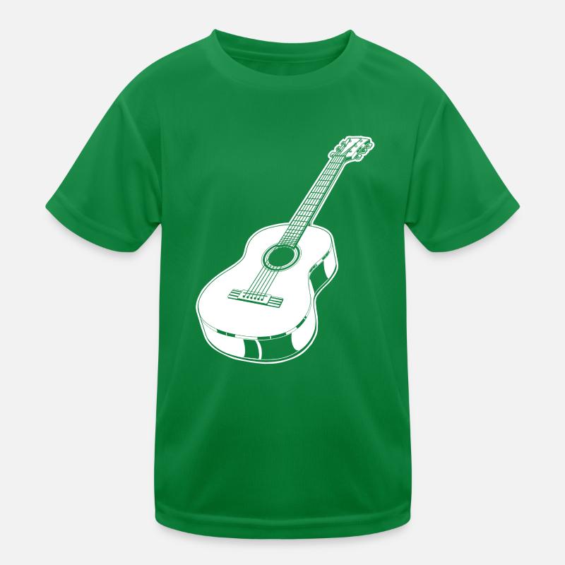 Acoustic Guitar Kids Functional T-Shirt