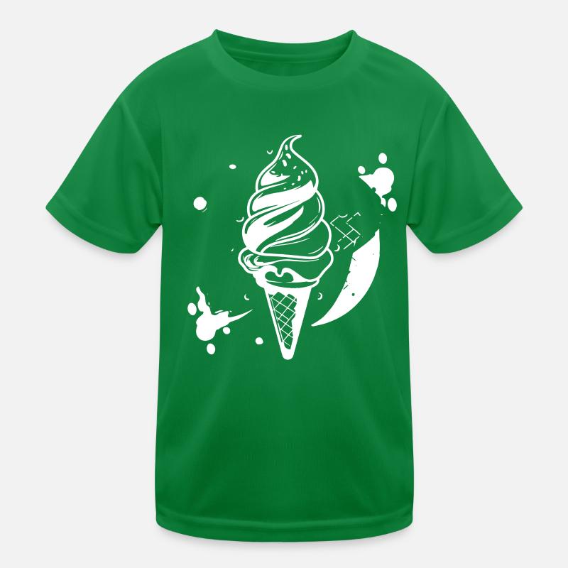 Softeis Skizze Kinder Funktions-T-Shirt