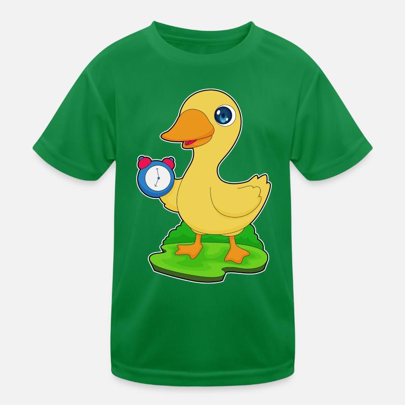 Duck Alarm Clock Kids Functional T-Shirt