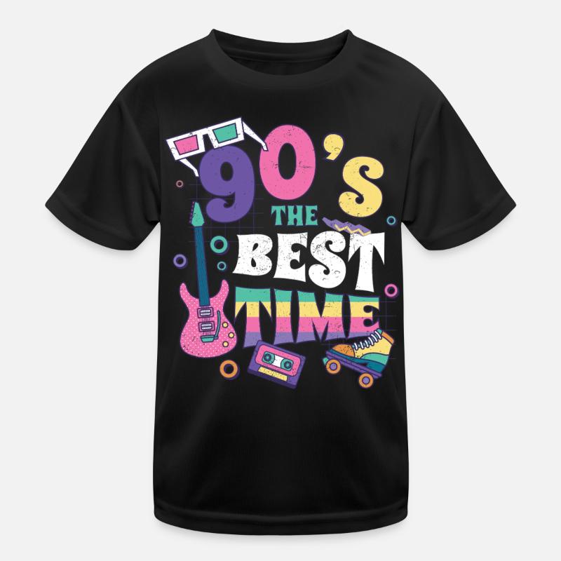 90er Jahre Kinder Funktions-T-Shirt