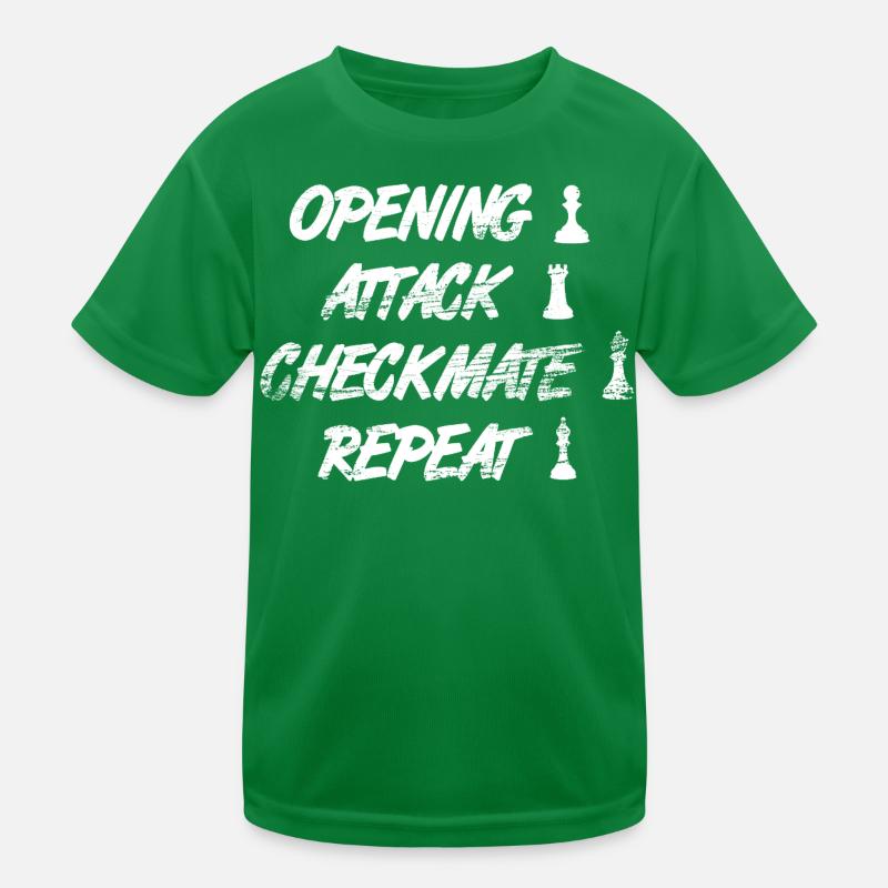 Schach Techniken Kinder Funktions-T-Shirt
