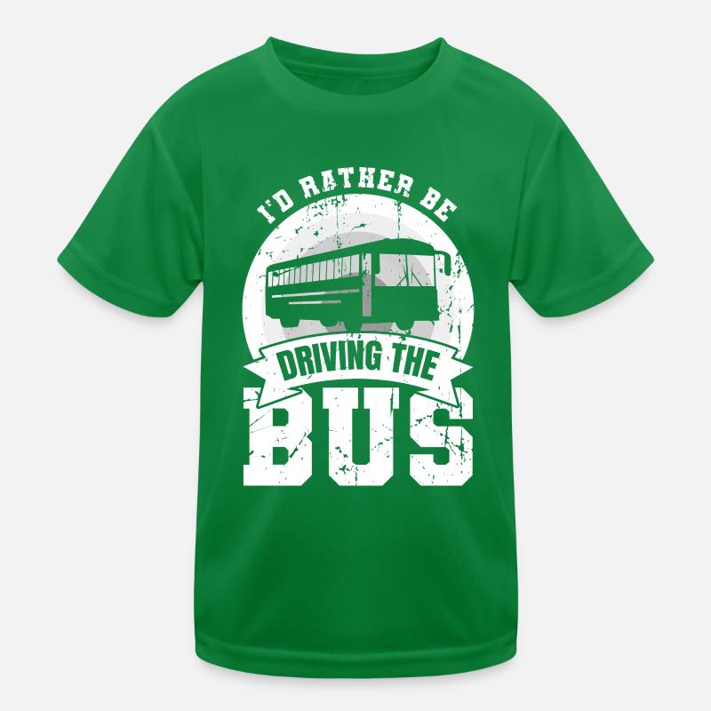 Je préfère conduire le bus T-shirt sport Enfant