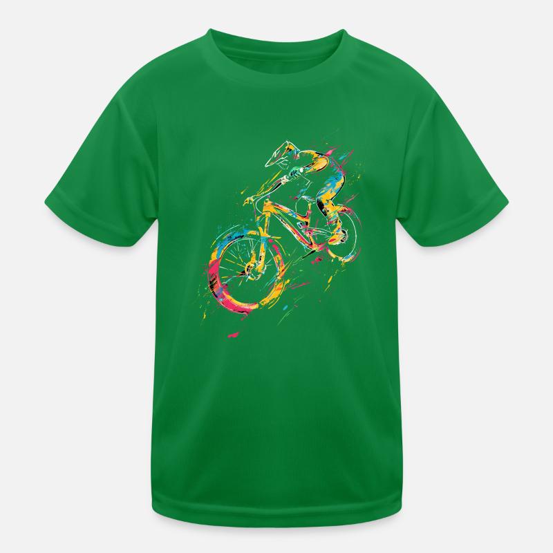 Mountain biking Kids Functional T-Shirt