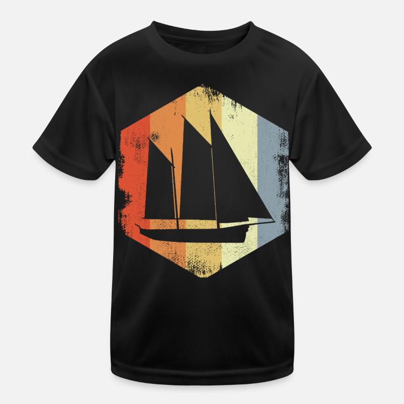 Segelschiff Kinder Funktions-T-Shirt