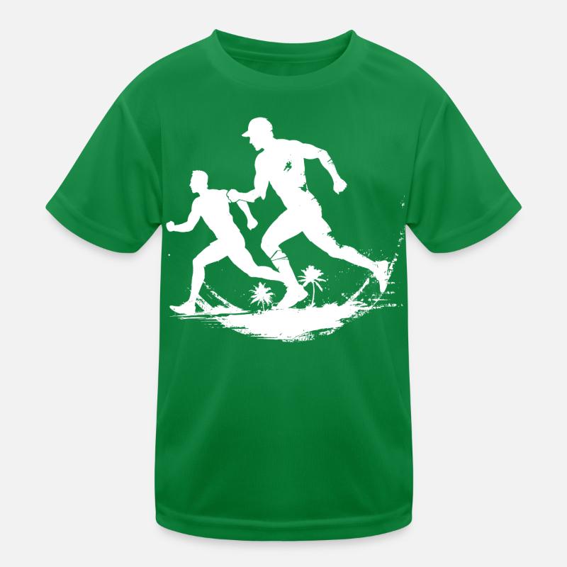 Running Chart Kids Functional T-Shirt