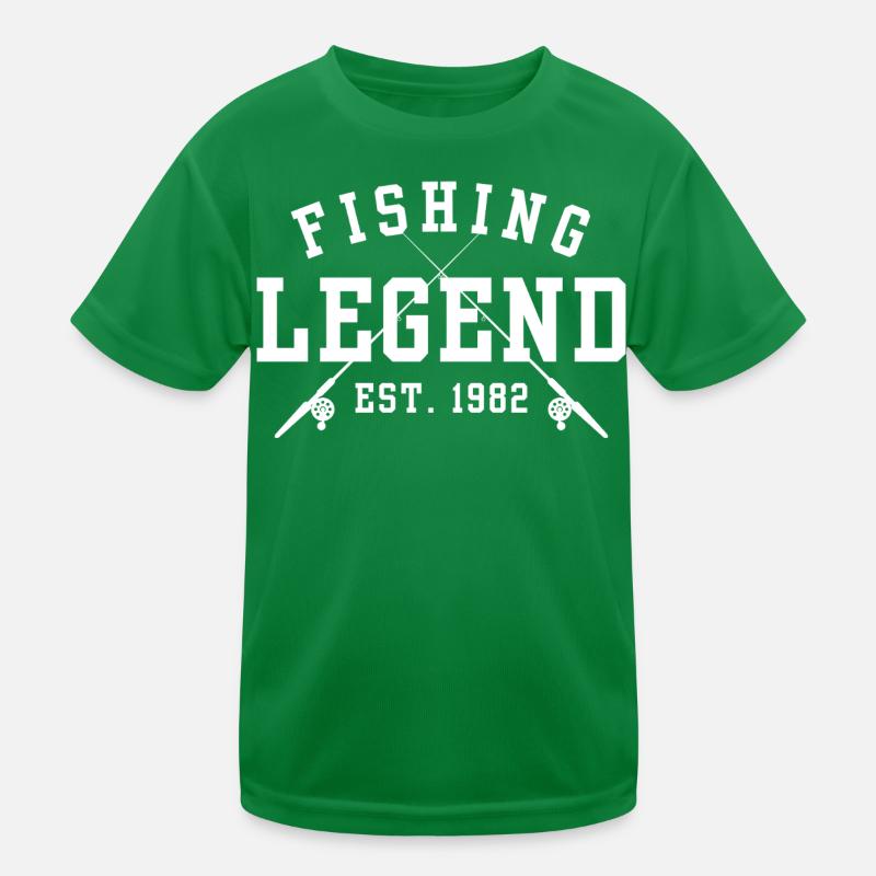 Légende de la pêche Est 1982 T-shirt sport Enfant