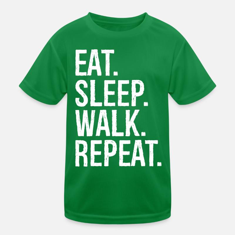 Manger Somnambule Marcher Répéter T-shirt sport Enfant